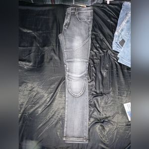 Pacsun black biker jeans. Sz 34 W34 L34